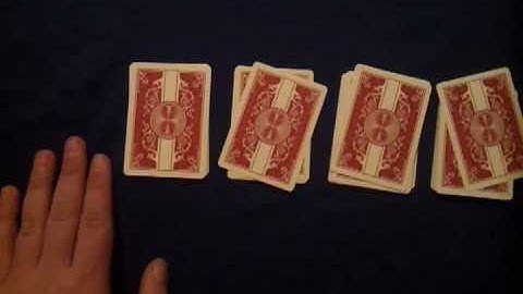 Card Trick : Four Aces
