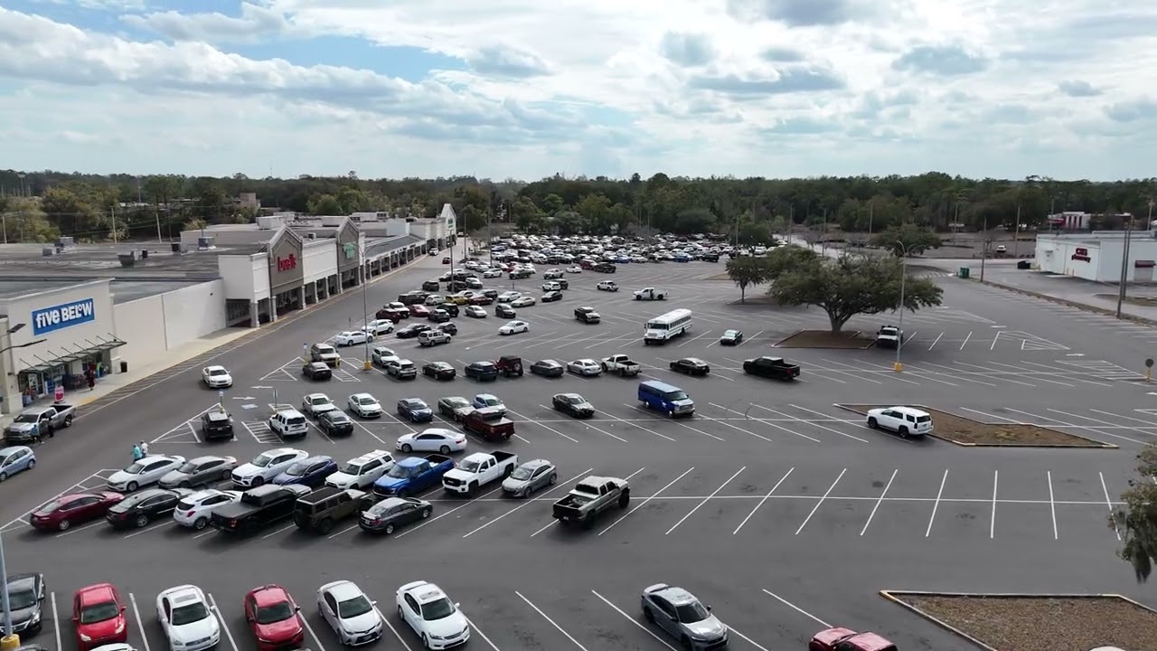 DJI drone footage unedited, no music