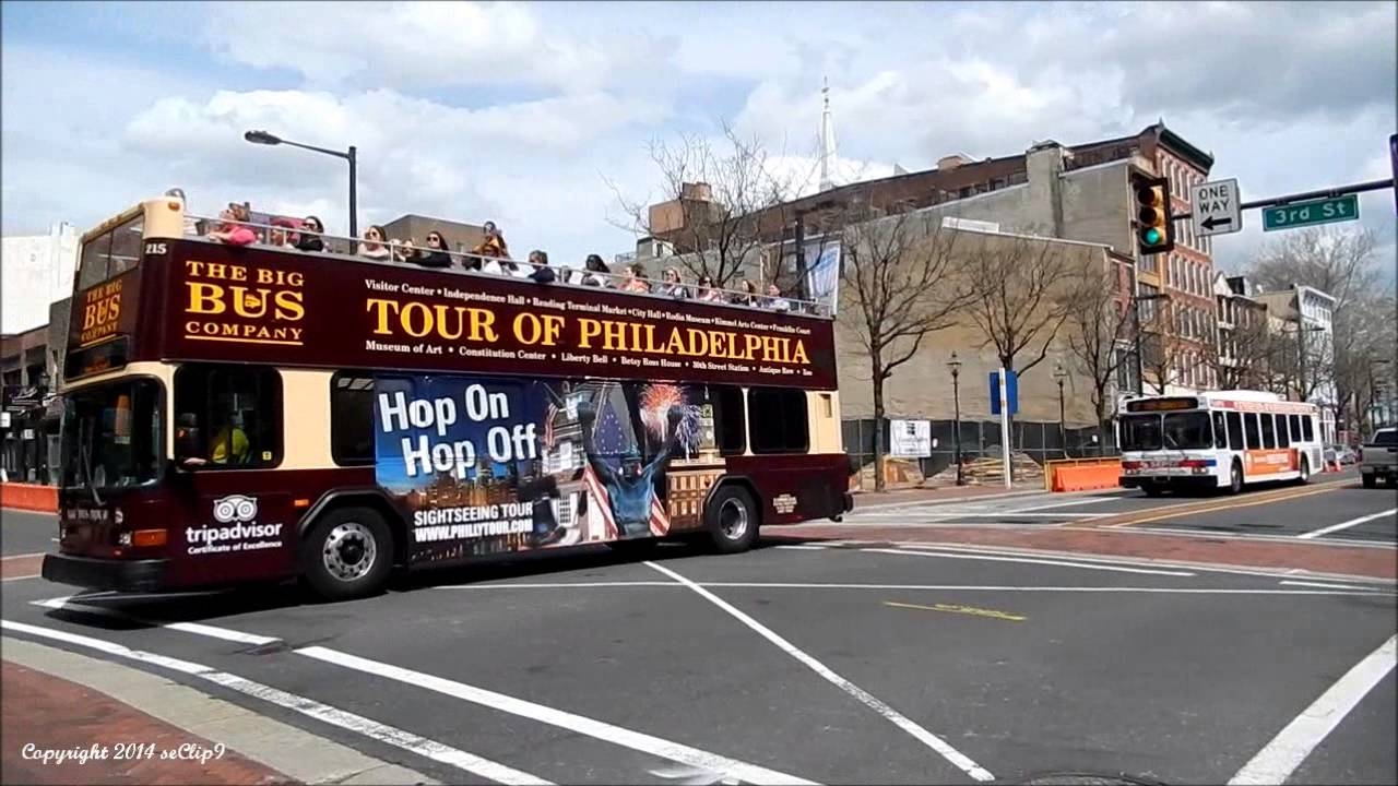 The Big Bus Compnay Gillig Advantage Low Floor Double Decker and SEPTA 2002 New Flyer D40LF