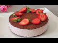 Prendi le Fragole 🍓🍓 e Fai questa Deliziosa TORTA FACILE! Senza Forno! Torta in 5 Minuti!