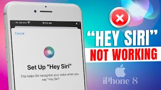 How to Fix Hey Siri Not Working on iPhone 8 Plus | Hey Siri Not Responding