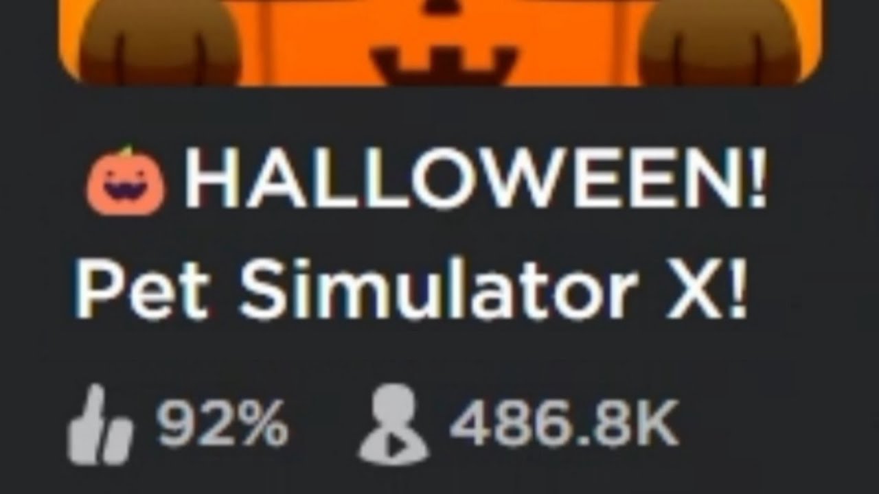 Pet simulator x finally updated AFTER MONTHS & its the halloween updat