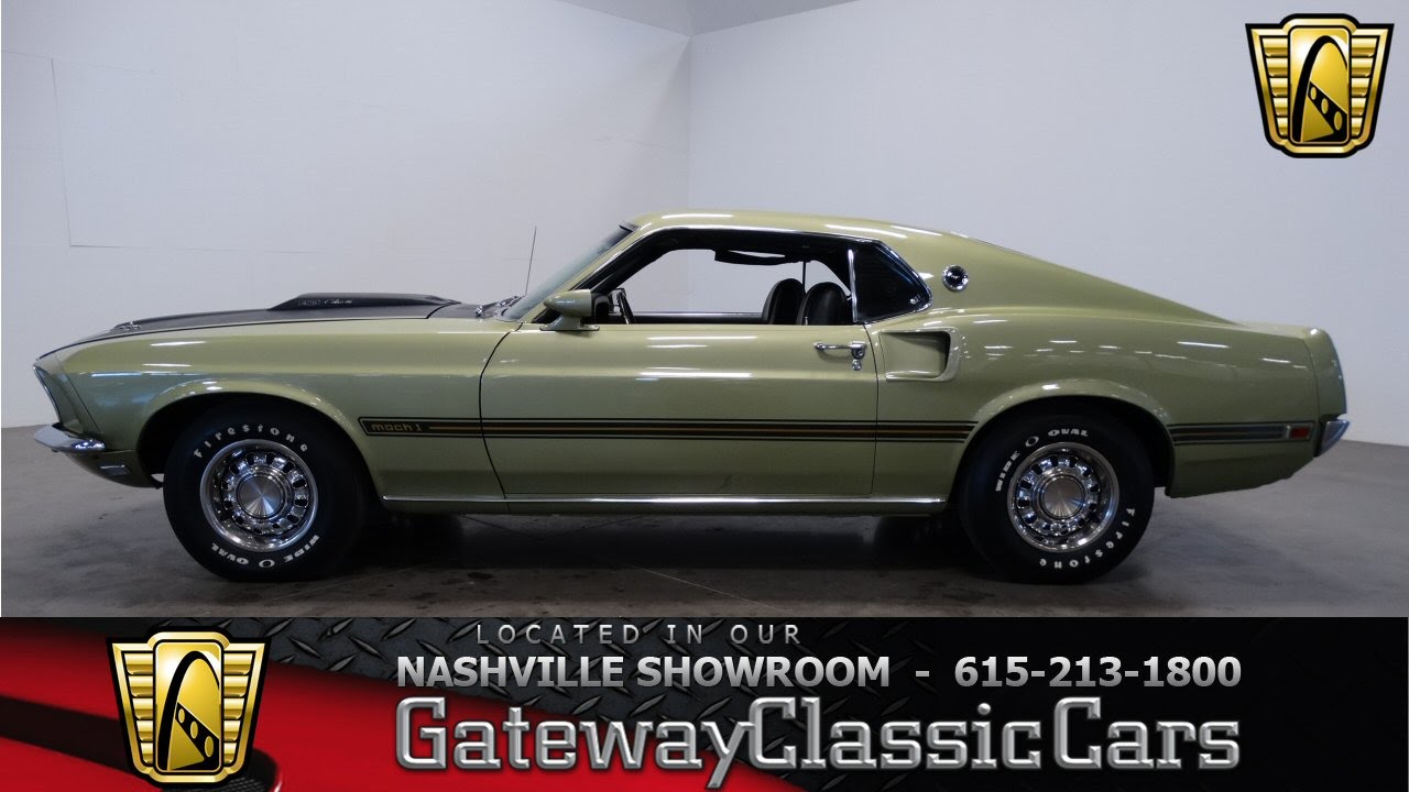 1969 Ford Mustang Mach 1, Gateway Classic Cars-Nashville #337 - YouTube