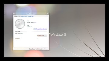 How to Change Time Display in Windows 8