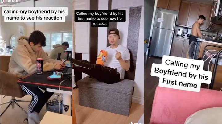 Call Your Bf By His First Name & See His Reaction Tiktok Compilation