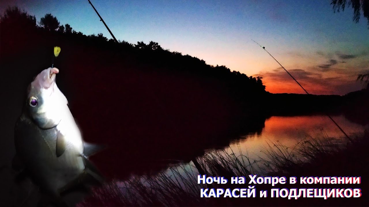 Ночь на Хопре в компании КАРАСЕЙ и ПОДЛЕЩИКОВ.
