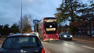 Riding the 285 from Cambridge Road to Hanworth Air Park Leisure Centre #tflbuses