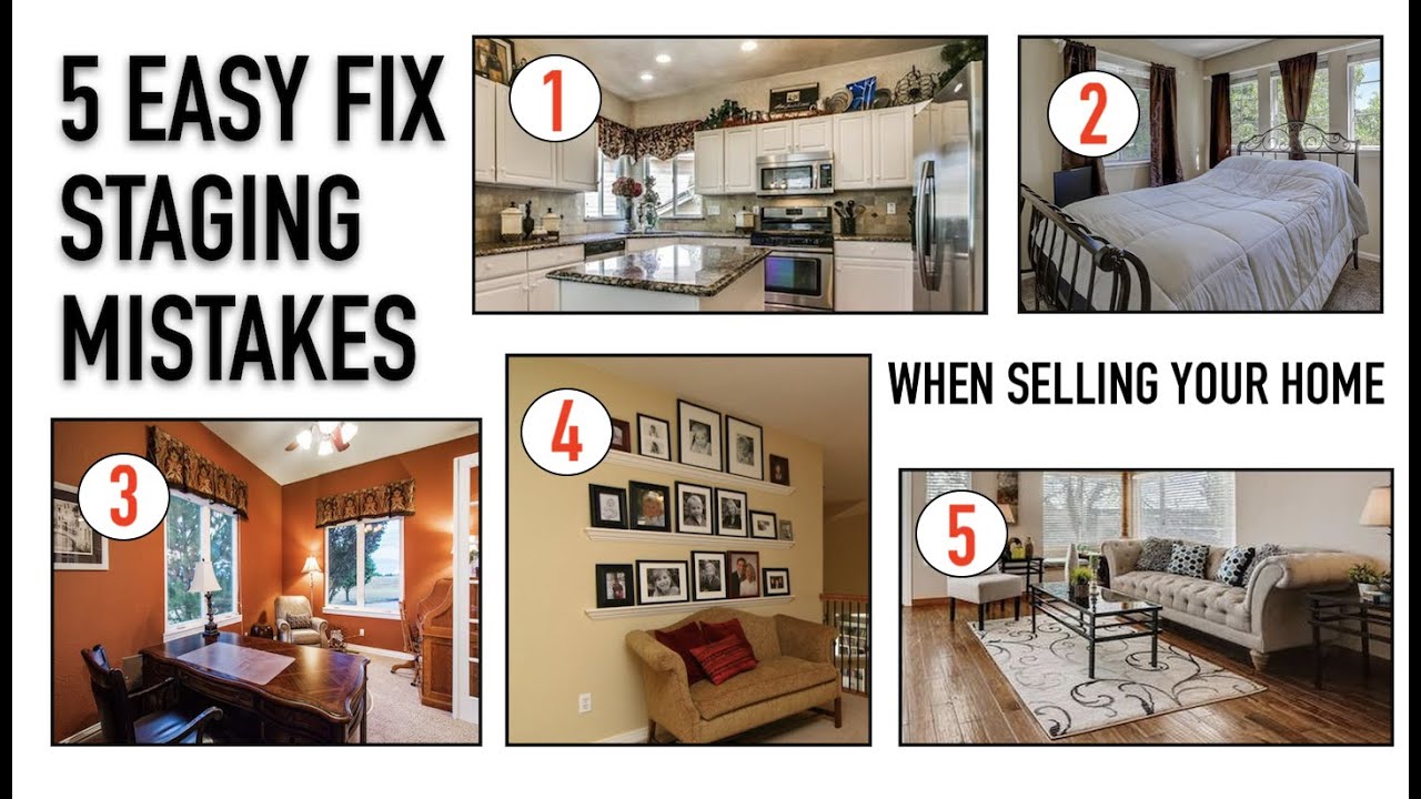 5 EASY FIX STAGING MISTAKES WHEN SELLING YOUR HOME | Design Time