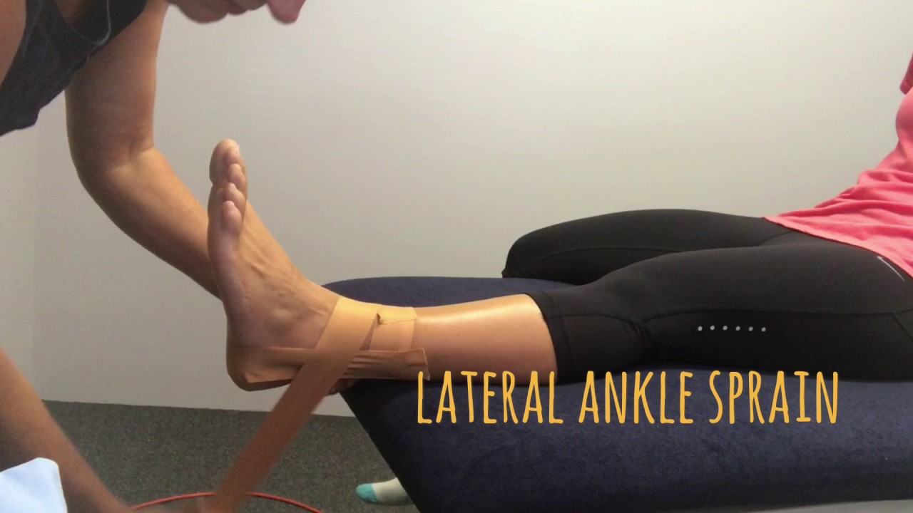 How to tape your Ankle (Lateral Ankle Sprain) - YouTube