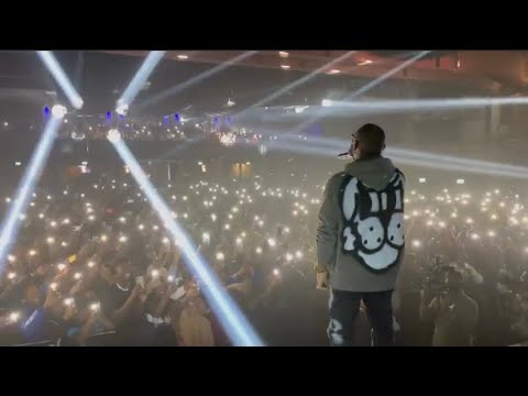 WATCH Davido’s Grand Entrance at his Sold Out Show in Manchester