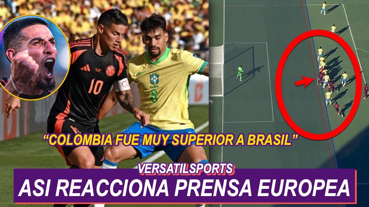 ASI REACCIONA PRENSA EUROPEA a EMPATE de COLOMBIA vs BRASIL COPA ...