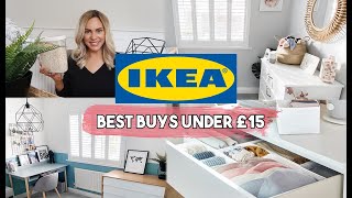 BEST IKEA PRODUCTS UNDER £15 | IKEA HOUSEHOLD MUST HAVES DECOR AND ORGANISATION