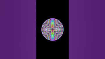 Multiple Circle Animations Bright Colors - QB64 Shorts 13 - QB64PE