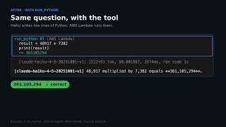 Escalator + run_python: giving my agent a Python sandbox on AWS Lambda