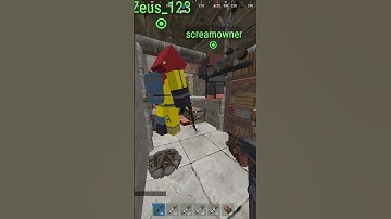 он меня спалил 0_0 Rustex Remake #shorts  #minecraft #майнкрафт  #rust #rustme #rustexremake #memes