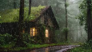 AWESOME REAL RAIN SOUNDS💧Sleep Fast💤Sleep Longer ⏳Eyes Grow Heavy with Natural Rhythm of Rainfall☔😌