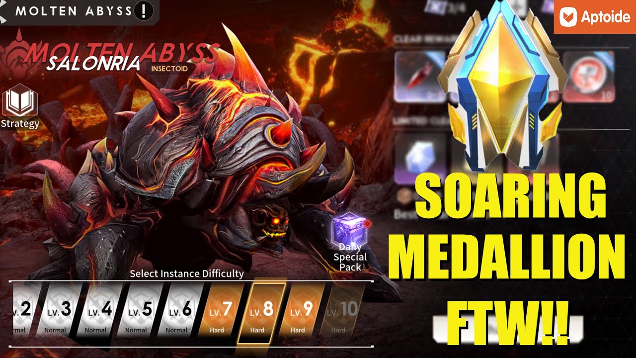 Soaring Medallion Is The MVP For This Team To Take Out Lv8 In Molten Abyss In Eternal Evolution!