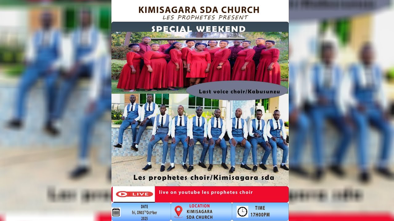 LIVE🔴: SPECIAL WEEKEND BY LES PROPHETTES FROM KIMISAGARA SDA Taliki 03.10.2025