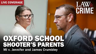 SENTENCING: Oxford School Shooter’s Parents - MI v. James & Jennifer Crumbley