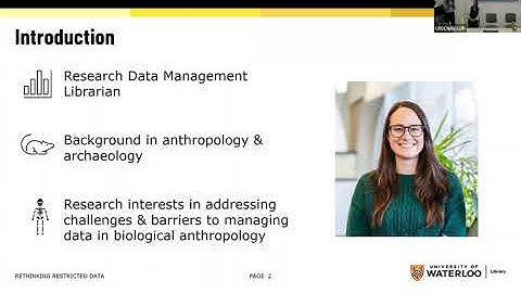 Research data management training – Opening doors to data