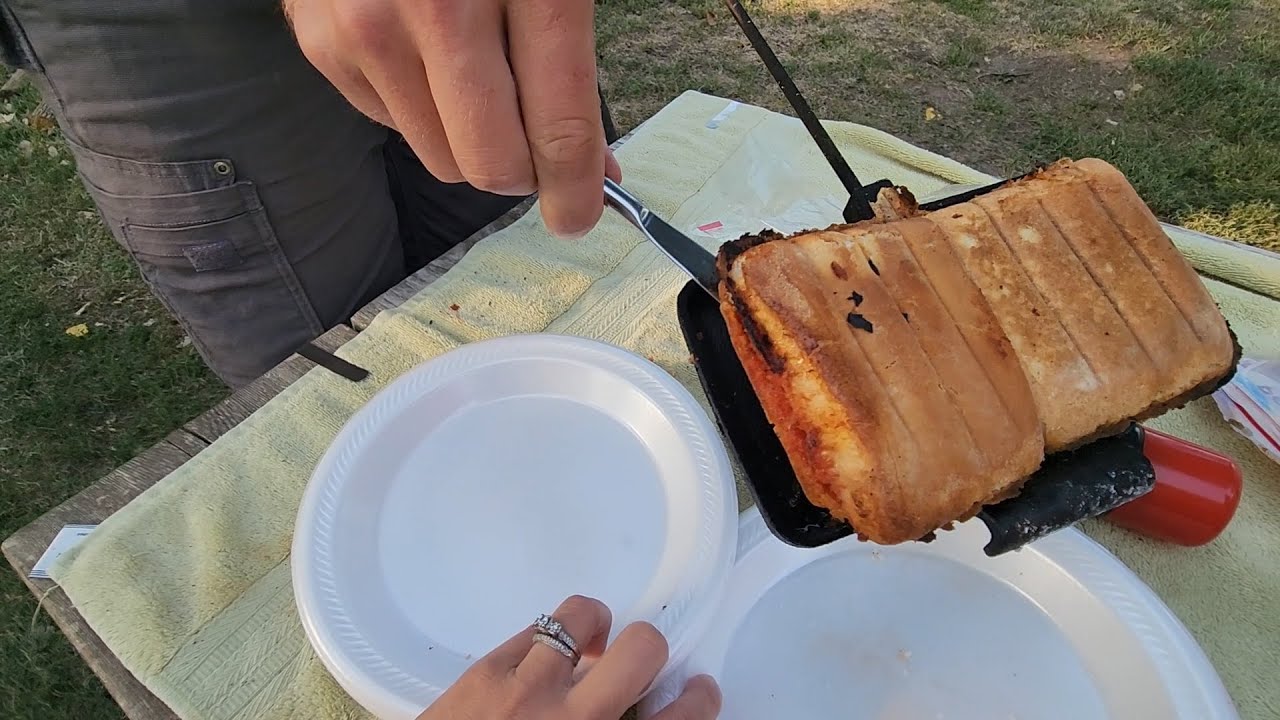 Pie Iron Pizza Wiches YouTube