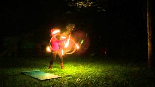 Fire Mini Hoops Practice