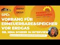 SPD: VORRANG FÜR ERNEUERBARE VOR ERDGAS