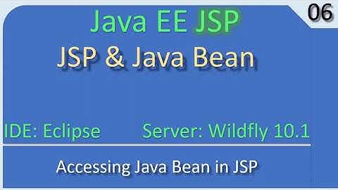 Use Java Bean in JSP | JavaEE JSP Tutorial #06