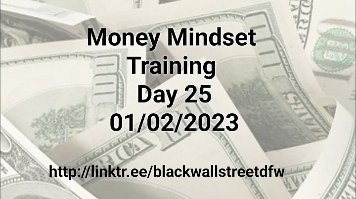 Day 25: Money Mindset Training