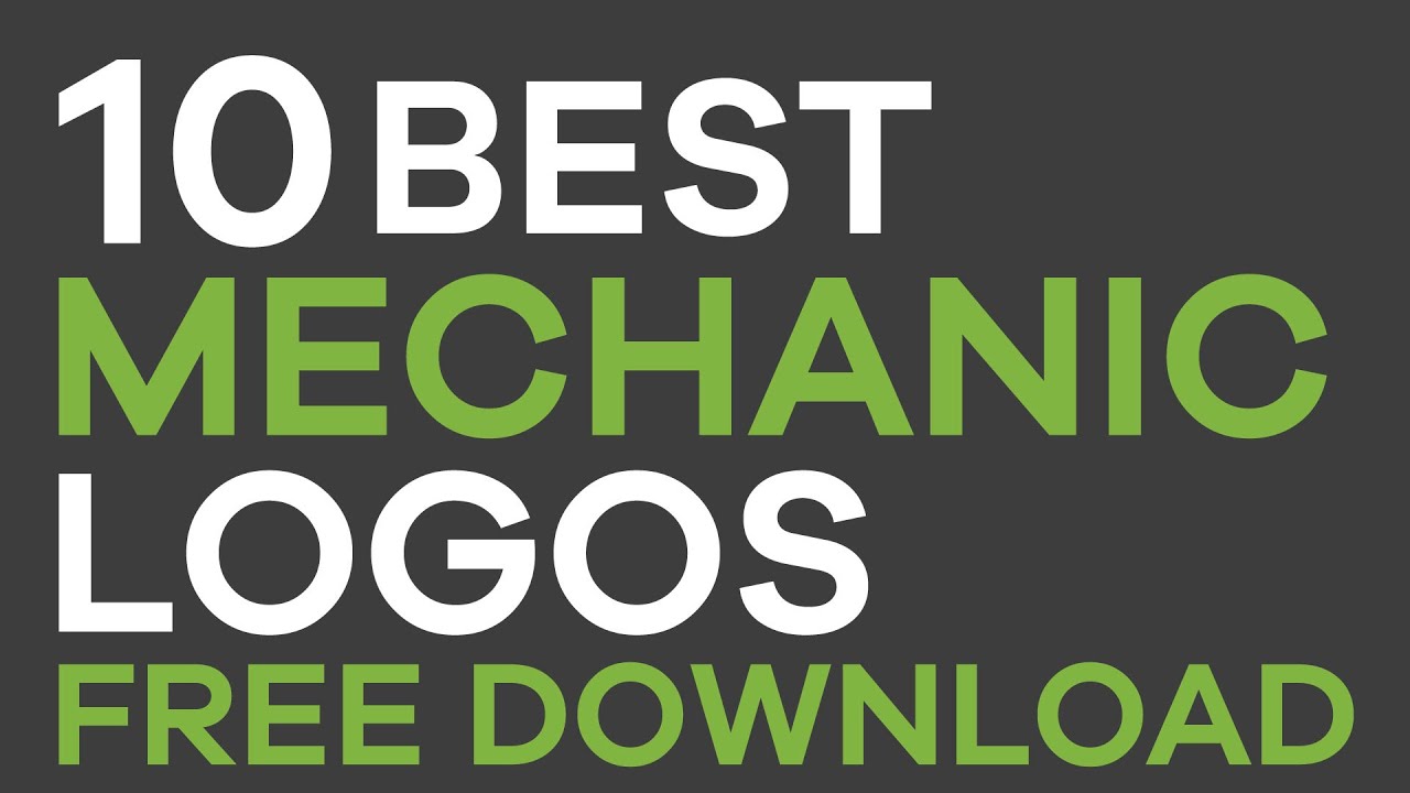 10 best Mechanic \u0026 Automobile logos free download, free vector logo design. Free logo website.