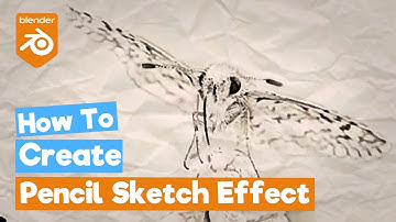 Blender Compositing VFX Tutorial : Pencil Sketch Effect