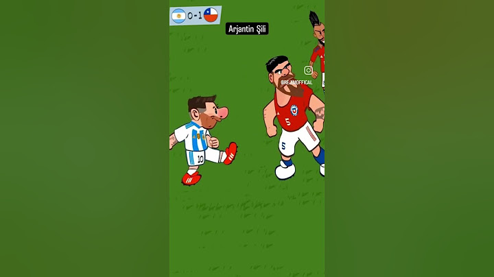 Arjantin ve Şili arasındaki maç Messi ve arkadaşlarının gol sevinci