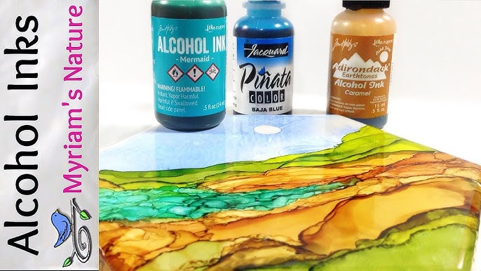 MAKE Colorful SELF SINKING ALCOHOL INKS! A Resin Art Video by Daniel Cooper  