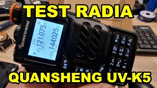 Test Radiotelefonu QUANSHENG UVK5