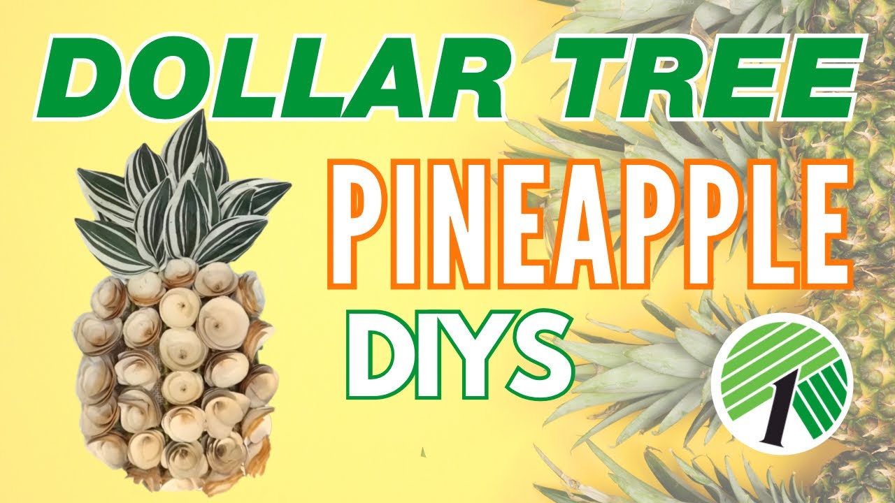 🍍 23 Best PINEAPPLE Dollar Tree DIYS! Summer Coffee Bar & Tiered Tray