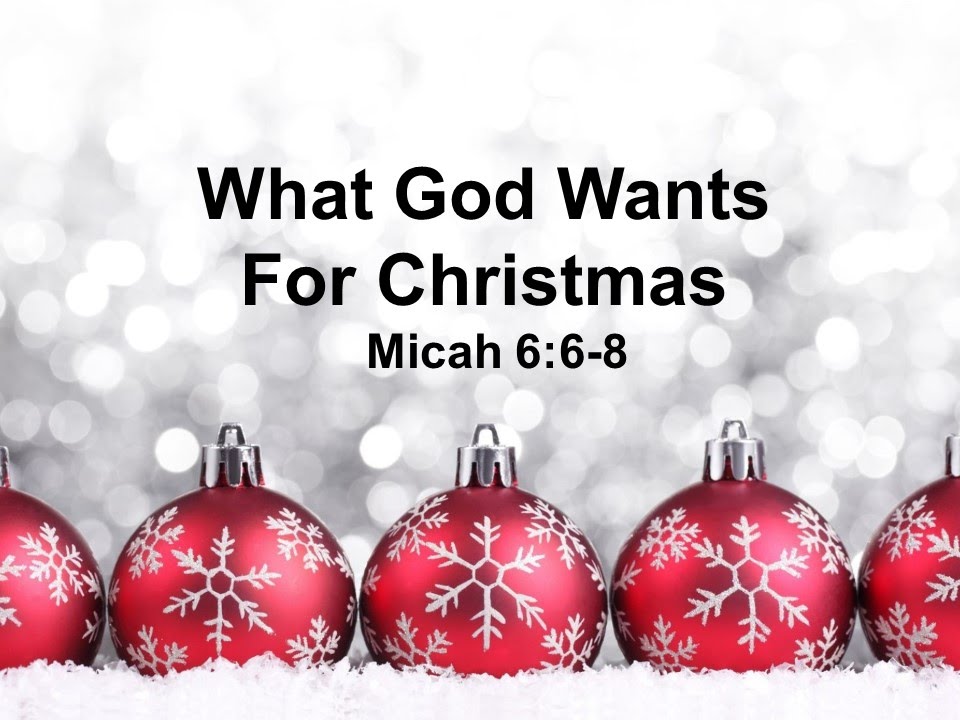 "FCC" 12/20/2015 "What God Wants For Christmas" YouTube
