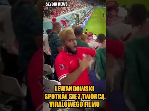 Robert Lewandowski spotkał się z twórcą viralowego filmu #shorts