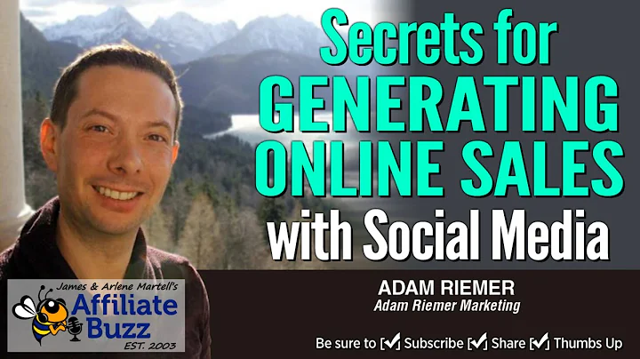 Secrets for Generating Online Sales with Social Media with Adam Riemer