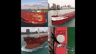 MEGA drone ship chases - 23 ships, 2016-17 Detroit River