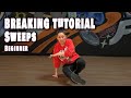 How To Break for Beginners | Sweeps | Breaking Tutorial with Bgirl Bonita