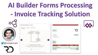 Invoice Processing Solution leveraging AI Builder Forms Processing Model & Power Automate