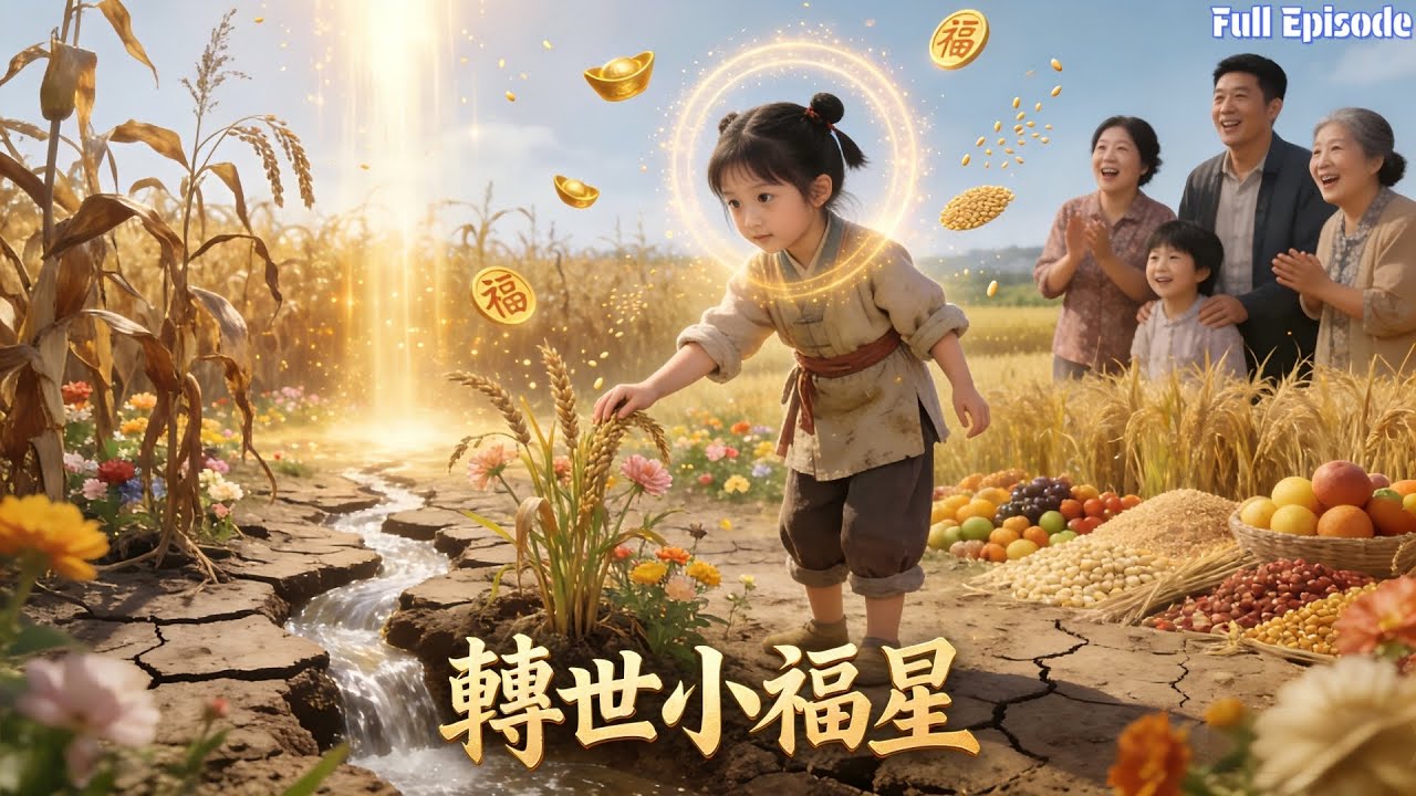 大旱三年顆粒無收，小萌寶一出手，枯木發芽糧倉堆滿全村看呆#短劇 #萌娃 #奇幻 #逆襲 
