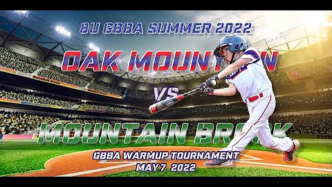 8U GBBA Warmup Tournament - Pool Game 2 - Oak Moun...