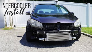 TR8 Front Mount Intercooler Install on a Big Turbo VW MK6 Golf GTI 2010-2014