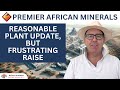 Premier african minerals and so the raises begin