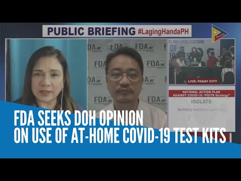 FDA seeks DOH opinion on use of at-home COVID-19 test kits