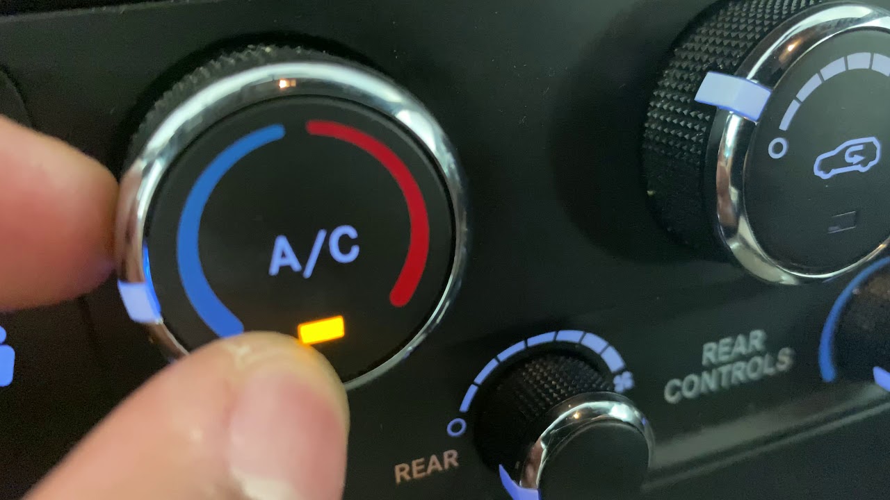 Dodge Grand Caravan - Air conditioner and heating controls - YouTube