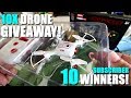 10 DRONE GIVEAWAY!  Tenergy SYMA X20 Pocket Drone! 10 Winners!