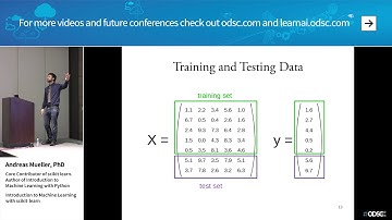 Introduction to Machine Learning with scikit-learn - Andreas Mueller, PhD | ODSC West 2017
