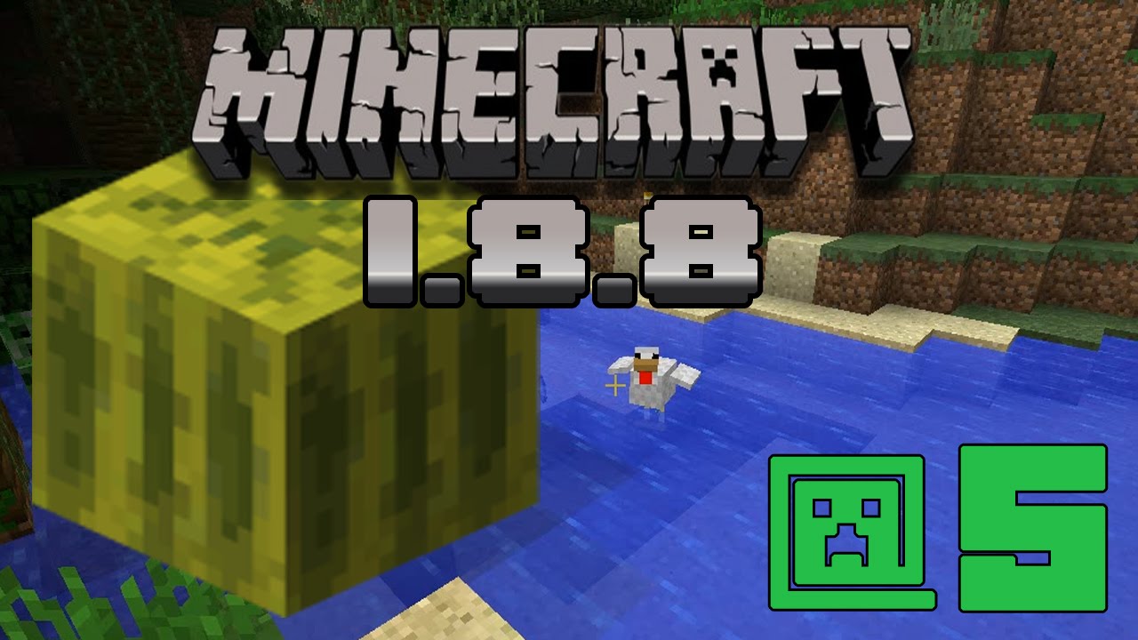 Minecraft 1.8.8 #5 - Полностью автоматическая ферма арбузов и тыкв